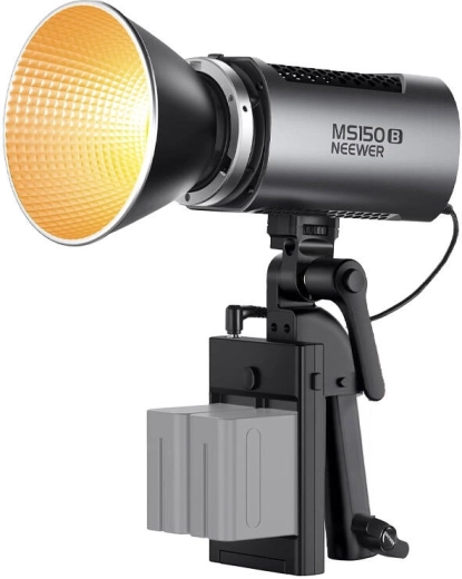 LED lempa NEEWER MS150B dviejų spalvų (bi‑color) 130 W 2700–6500 K