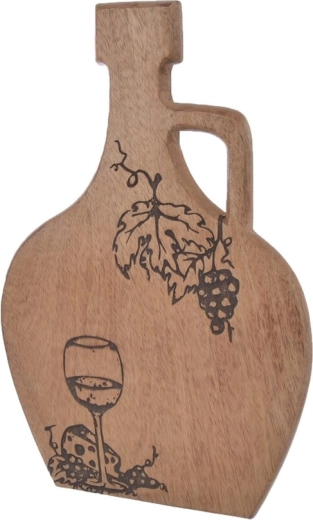 Mango wood board in wine shade 40 × 26 cm