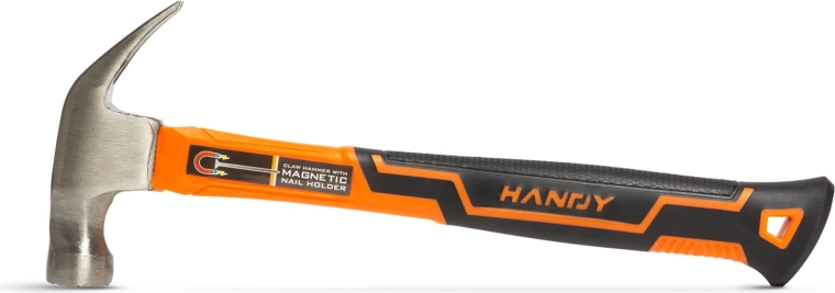 Carpenter's hammer with magnetic nail holder, 470 g