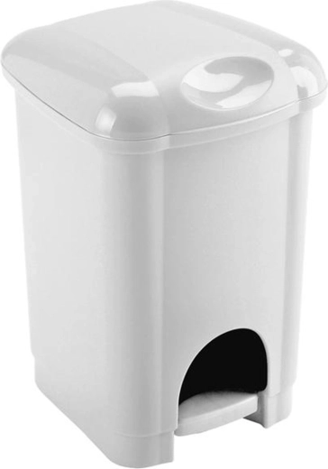 Plastikinė pedalais atidaroma šiukšliadėžė HEIDRUN 6 l
