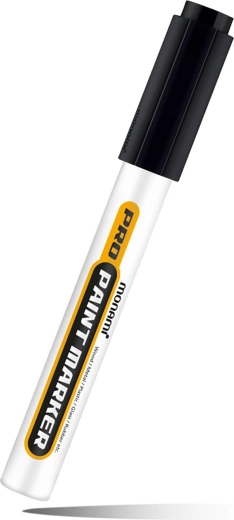 Markeris MONAMI Pro Paint Maker, juodas, 2 mm