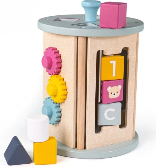 Motorinis aktyvumo cilindras BIGJIGS TOYS iš FSC medienos