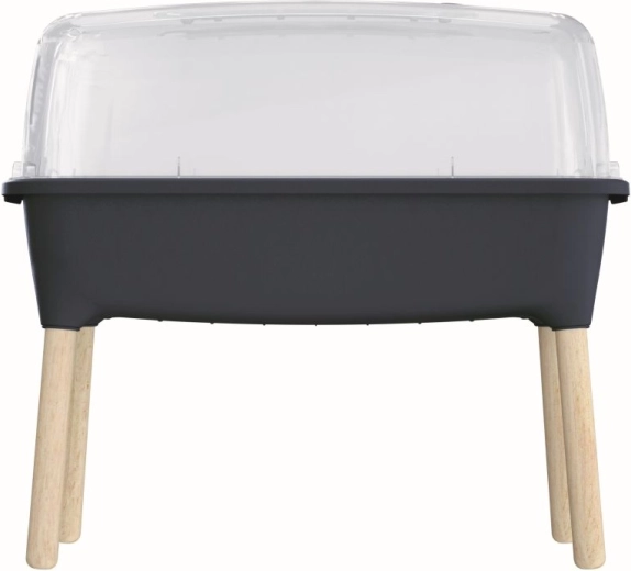 Respana Planter Wood High Planter 78 cm – Anthracite