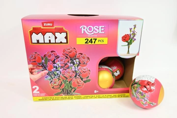 ZURU MAX-MAS Flowers in a Sphere – Rose and Lavender Set