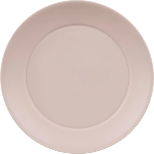 Shallow plastic plate Sandy, old rose, 23.5 cm