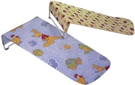 Infant bath lounger 50 × 26 cm, fabric cover, mixed designs