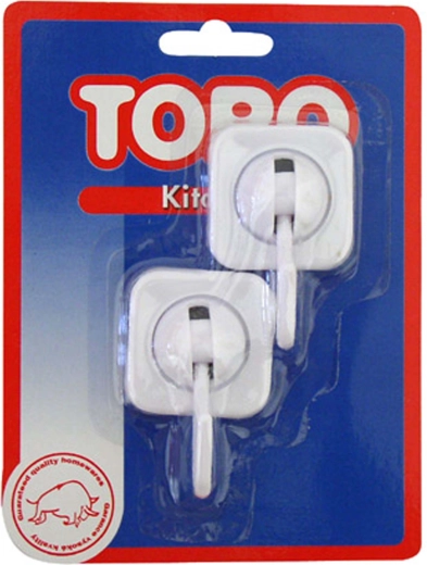 Swivel self-adhesive hook (2 pcs)