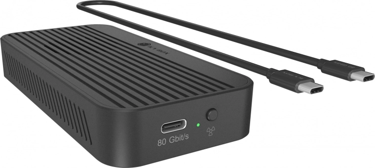 ICY BOX external enclosure for M.2 NVMe SSD Thunderbolt 5 80 Gb/s