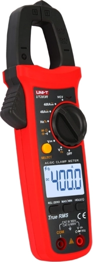 AC/DC current measurement up to 400 A without opening the circuit