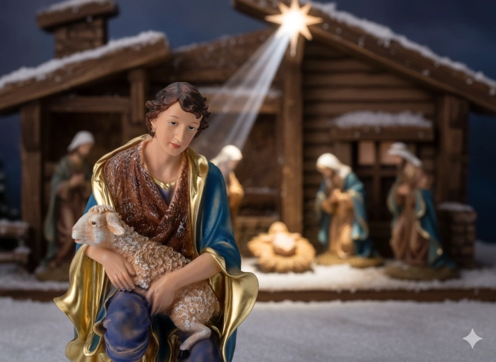 An ideal addition to a nativity scene