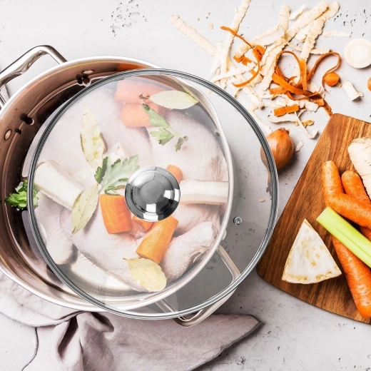 Skaidrus vaizdas į gaminimą nekeliant dangčio