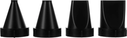 4 interchangeable nozzles for precise dispensing