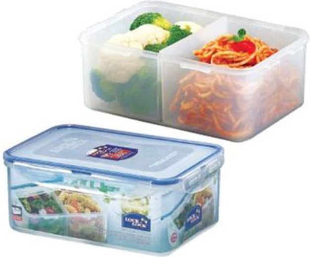Maisto dėžutė maistui su 2 skyreliais 2,3 l LOCK