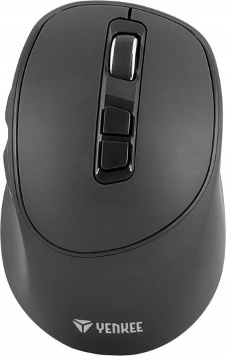 Belaidė pelė 2,4 GHz su tyliais jungikliais ir įkrovimu per USB‑C – juoda