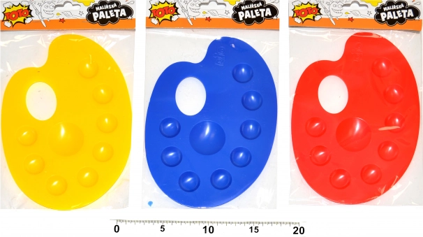 Plastikinė tapytojo paletė