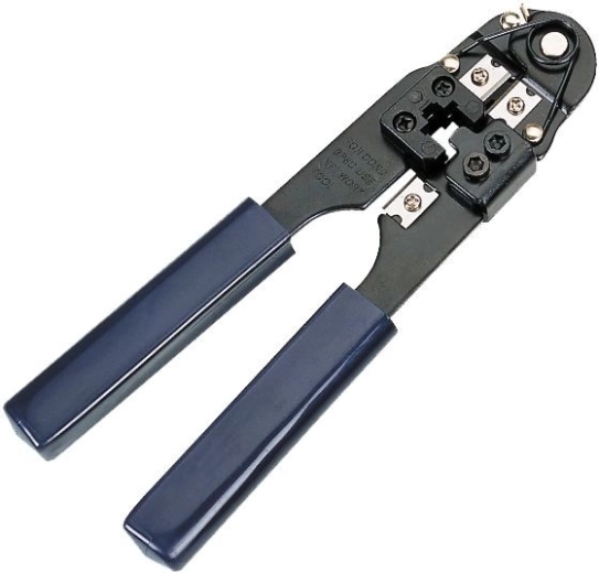 Crimping pliers for RJ45 (8P) connectors