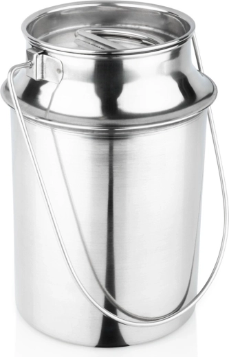 Vilde stainless steel milk can 1.9 l