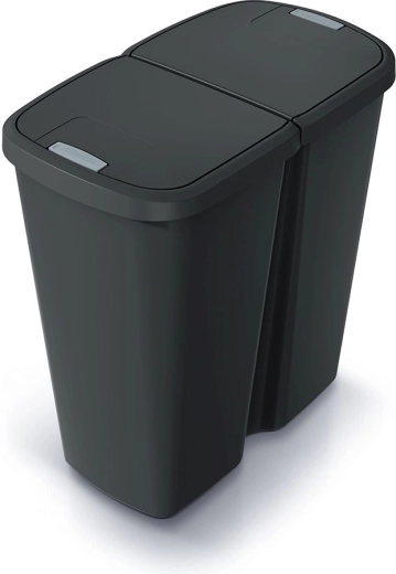 Prosperplast Compacta Duo rūšiuojamų atliekų šiukšliadėžė 45 l