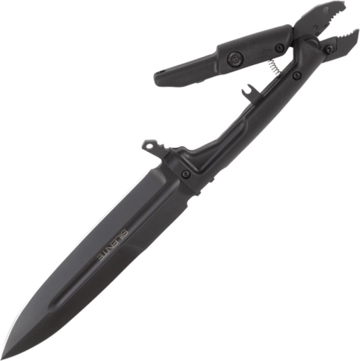Extrema Ratio Silente tactical knife with pliers, all-black