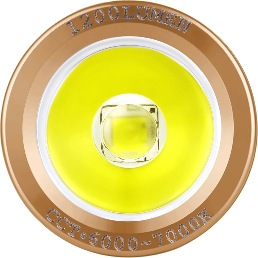 Kompaktiška galia: iki 1 200 lm ir 166 m švietimo nuotolis