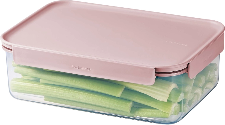 LocknLock Classic Plus food storage container 2.8 l, light pink