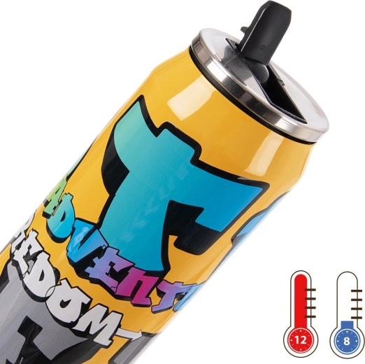 Durable stainless-steel design and leak-proof lid