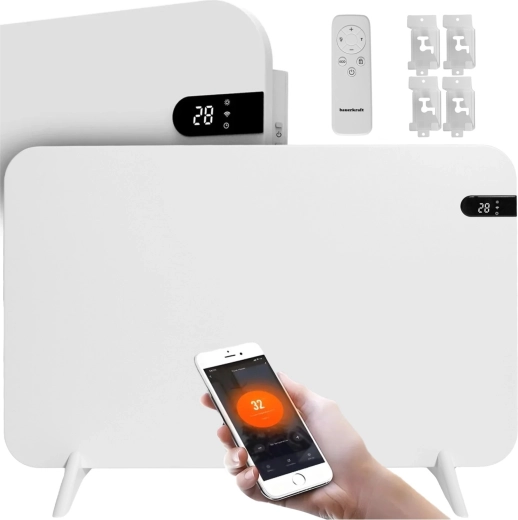 Bauerkraft infrared heating panel 450 W with Wi‑Fi and display 45 × 70 cm