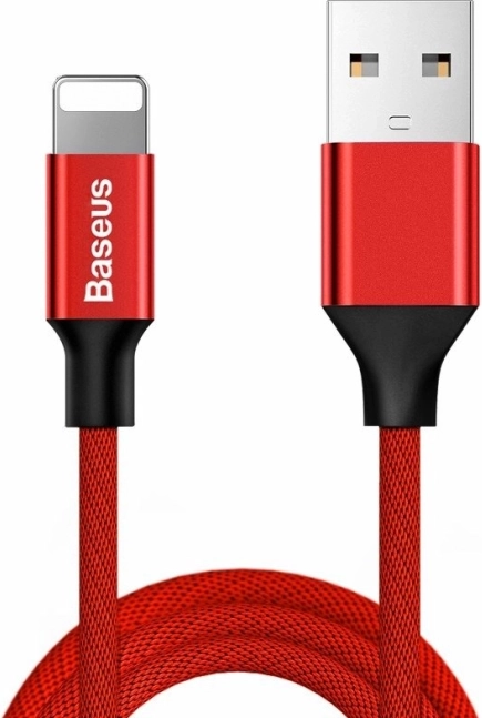 Baseus Yiven Lightning cable 180 cm, red