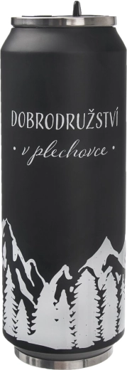 Nerūdijančio plieno termosas skardinės formos „Kalnai“ (CZ), 0,7 l