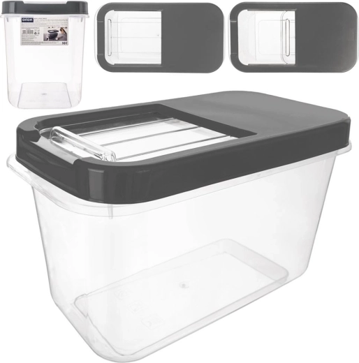 Sliding lid for quick access