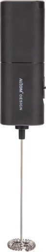Black electric milk frother