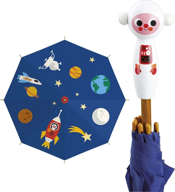 Vilac vaikiškas skėtis „Kosmonautas“