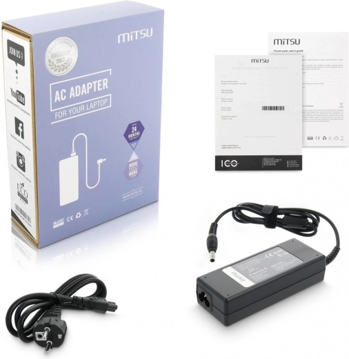 Charger and Power Adapter 19 V 4.74 A (5.5 × 3.0 mm) for SAMSUNG Laptops 90 W
