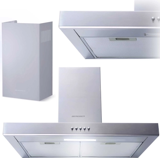 Chimney Cooker Hood 60 cm Berdsen Inox