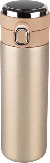 420 ml Thermal Mug with LED Display – Gold