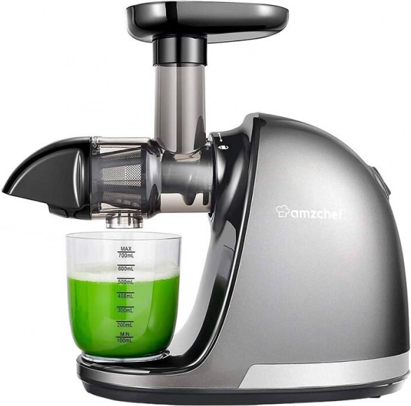 AMZCHEF 1501 Slow Juicer, Grey