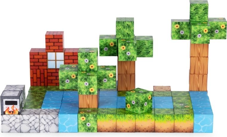 Kūrybiški voxel kraštovaizdžiai ir statiniai