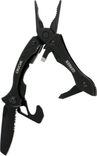 Gerber Crucial multifunction pliers with strap cutter