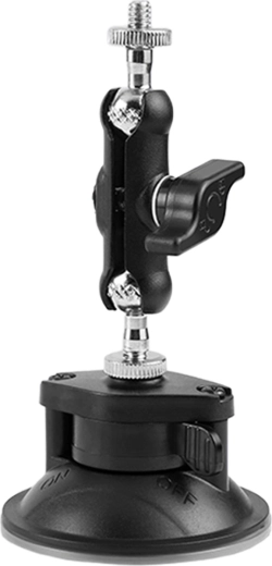 Vakuuminis siurbtukinis laikiklis trikojui PULUZ Magic Arm 1/4″ (juodas)