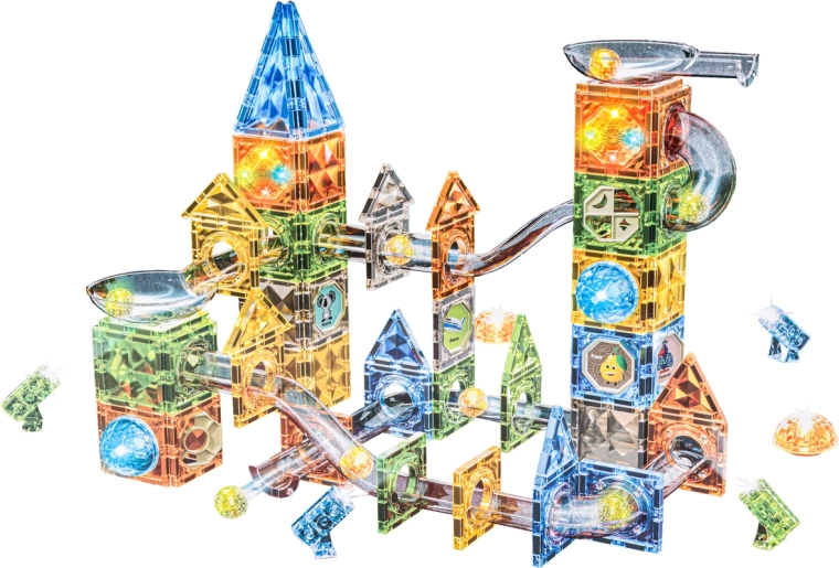 Action-packed marble run
