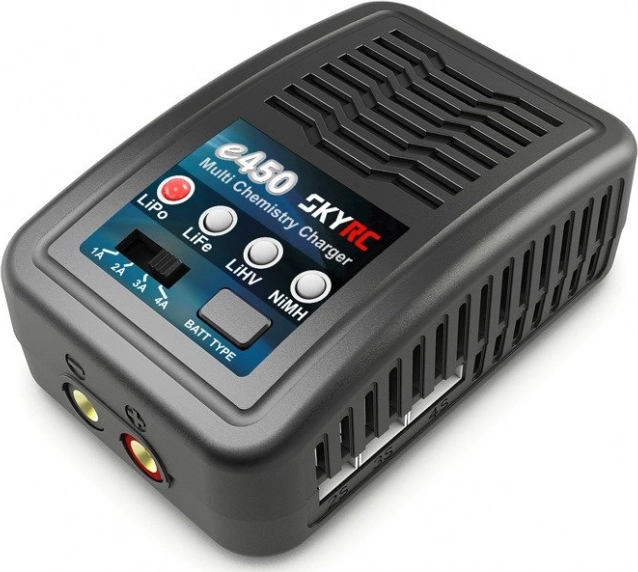 Įkroviklis SKYRC e450 pro LiPo, LiFe, LiHV ir NiMH