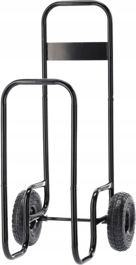 Large wheels for smooth travel over terrain and stairs