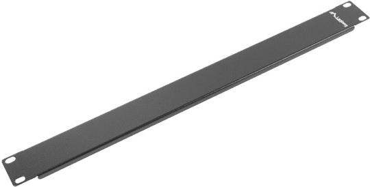 Juoda aklė 19'' spintai 1U