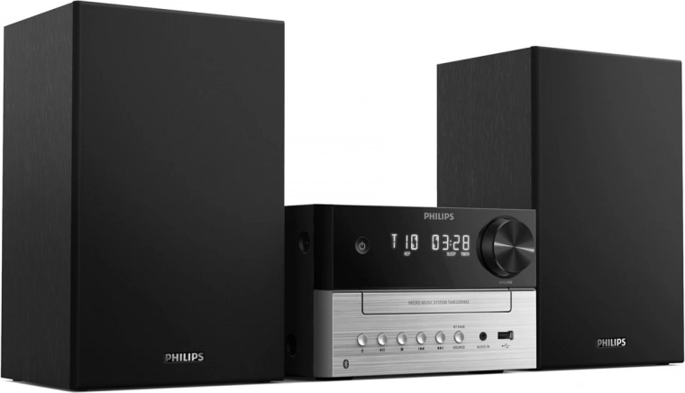 Powerful 20 W stereo sound with bass reflex