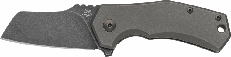 Fox Knives Italico kišeninis peilis 6 cm, titanas, PVD Stonewash, su klipsu