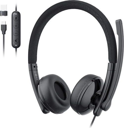 Wired headset with microphone EMEET GeniusCall HS50 USB-A/USB-C