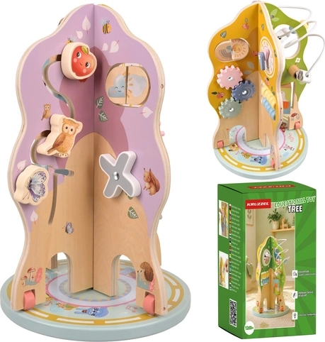 Kruzzel Educational Wooden Tree 10-in-1