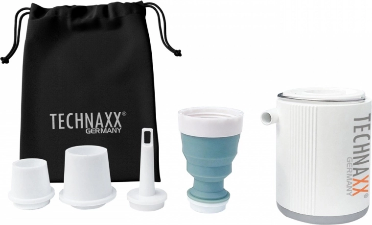 Technaxx mini akumuliatorinė oro pompa su LED šviesa