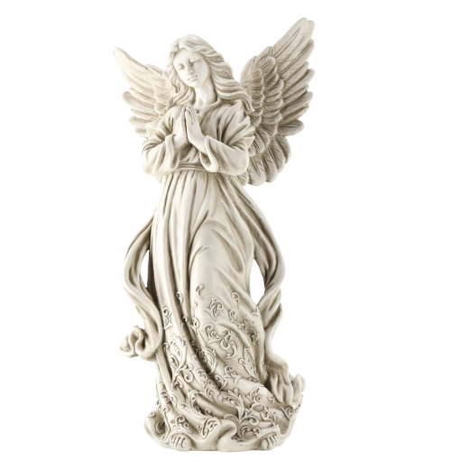 A praying angel as a timeless interior decoration