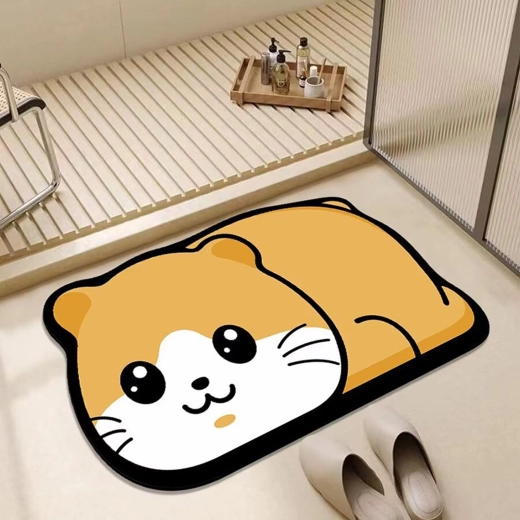 Non-slip rubber bottom for safety in the bathroom